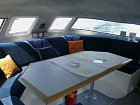 obytny catamaran Ulysse - jidelna