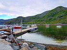 Korsfjorden - kotviste lodi, molo