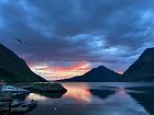 cervnova pulnoc v Aldersund