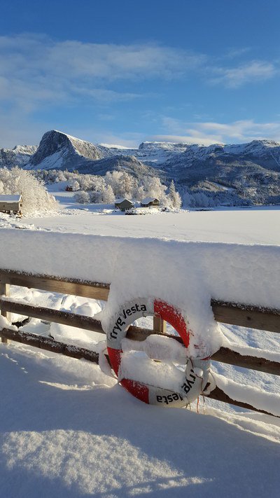Zimní fjord