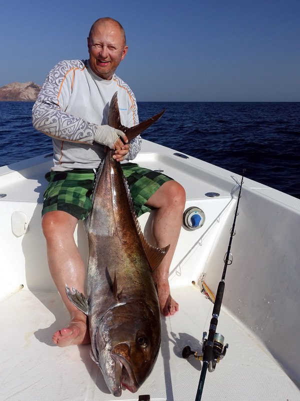 kranas Dumerilův - amberjack Trofej v poslední minutě