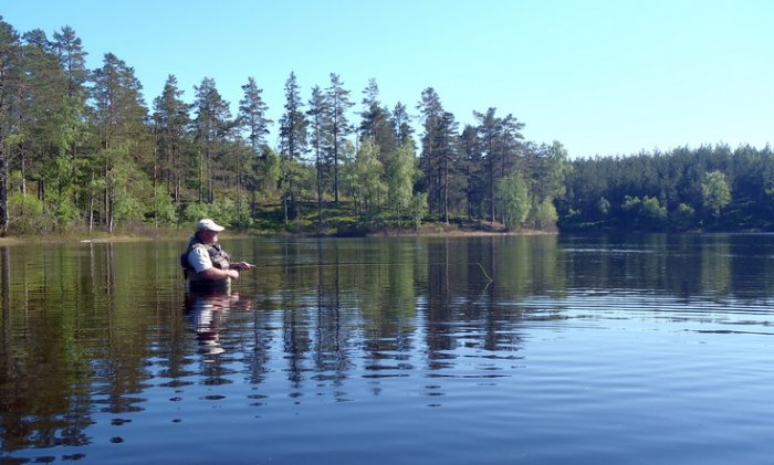 Květnová idyla na jezeře Enesjön