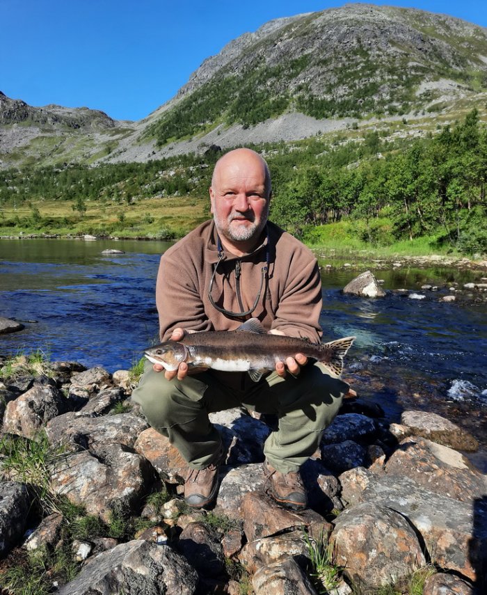 Pacifický losos z norské řeky