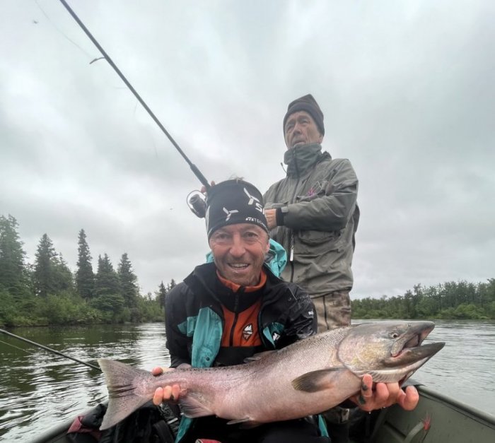 losos čavyča - king salmon Honem foť, až můžu chytit dalšího!