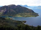 pobrezi kraje Steigen - pohled na Straumfjorden