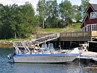 Efjord - kotviste lodi pred chatami