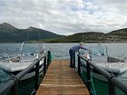 Skotsfjord - lode Kverno kotvici u mola