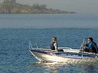 Lod Linder 4,5 m s echolotem a motorem 25-40 HP