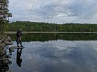 lesni stikove jezirko Bodtjarnen