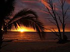 Terres Rouges - zapad slunce nad oceanem