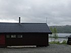 chata Trollvika a přístřešek pro grilování u jezera Limingen