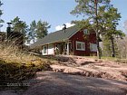 chata Bjorkbacken - pohled od kotviste lodi