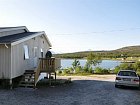 Eidet - pohled od domku k fjordu
