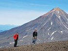 sopka Avaca - pohled na sousedni sopku Koryakskij (3456 m)