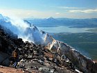 sopka Avaca - krater a pohled k jihu