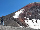 sopka Avaca - pohled na vulkan od skal Zhandarm