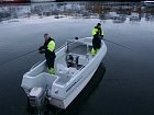 lod Hansvik, 5,5 m s echolotem-GPS-plotrem a motorem 50 HP - ilustracni foto