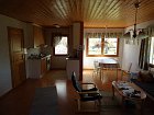 Nordqvist - kuchyne, jidelni kout a obyvaci pokoj v chate