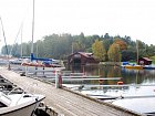 Pristavni domek Boathouse - pohled od kotviste lodi