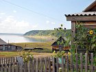 sibirska vesnice na brehu Jeniseje