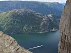 Preikestolen - pohled do fjordu