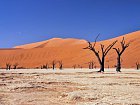 pisecne duny rezervace Sossuvlei - Deadvlei