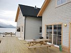 Lenangen Brygge - pristavni domky, terasa