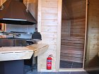 Lenangen Brygge - chatka s ohnistem-grilem a saunou