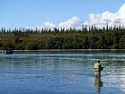 reka Newhalen u vytoku z jezera Lake Clark