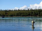 reka Newhalen u vytoku z jezera Lake Clark