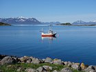 Vyhled na Andfjord a ostrov Andoya od domku Grotaver