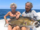 kranas oceansky - amberjack uloveny na jig