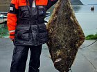 zari v Nusvag - halibut 163 cm, 56 kg