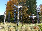 Stanley park, indianske totemy