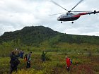 po vylozeni helikoptery se nad rekou brzy rozhosti ticho