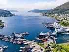 zatoka Leinevika - pohled smerem k oceanu a k Runde