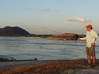 vecerni rybareni v perejich reky Orinoko