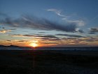 zapad slunce nad ostrovem Chalki