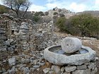 Tilos - ruiny mesta Mikro Chorio opusteneho v 50. letech
