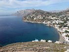 ostrov Kalymnos, pohled od kláštera Panagia Kera