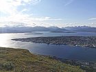 Tromso z kopce za městem