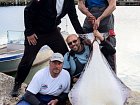 halibut 144 cm, cerven u Skrolsvik - Senja