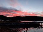 Západ slunce v kraji Troms