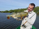 cichlida ocasooka 65 cm ulovena na musku - streamer