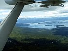 jezero Iliamna pri letu do Anchorage