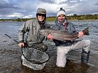 losos cavyca - king salmon 98 cm uloveny na rotacku