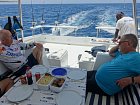 katamaran Blue Marlin, obed na palube