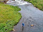 lov lososu na ricce Reykjadalsa