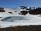 kraterove jezero na sopce Krafla