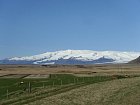 ledovec na hore Oraefa pri pohledu od Jokulsarlon